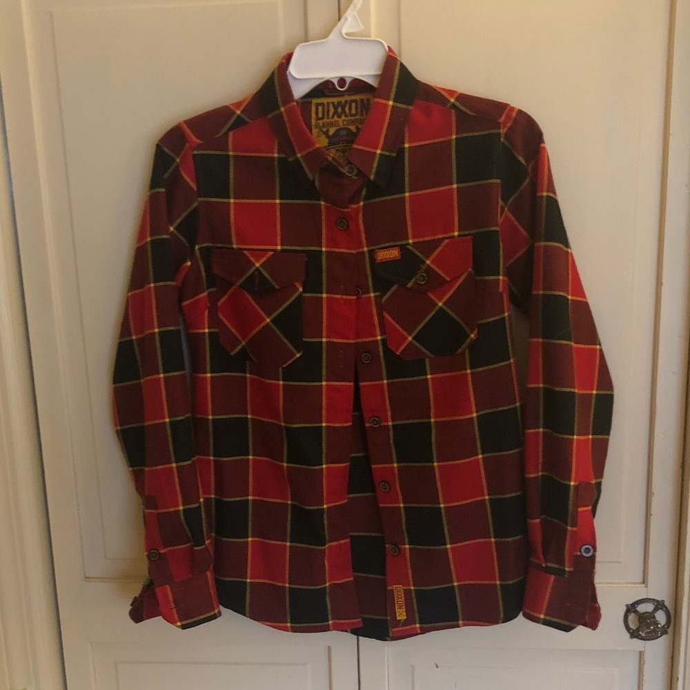 Dixon Red and Black Plaid Shirt